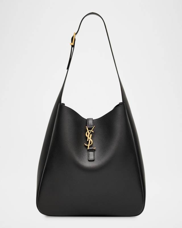 Le 5 À 7 Large YSL Shoulder Bag in Grain Leather
